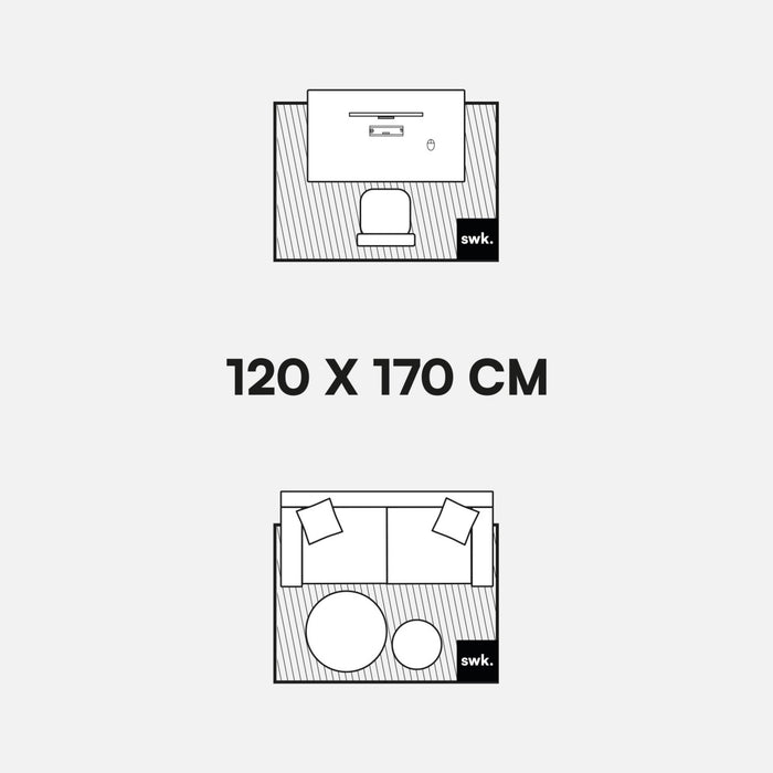 Tappeto a pelo ritorto effetto caramello