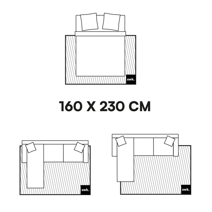 Tappeto interno/esterno motivi geometrici crema, beige
