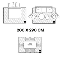 Tappeto interno tufted crema