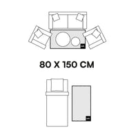 Tappeto interno con motivo etnico berbero, beige e crema