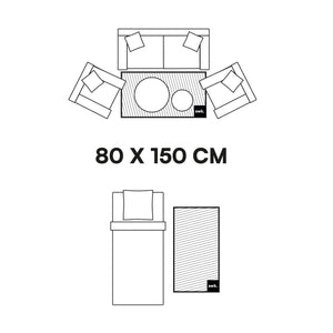 Tappeto shaggy, motivo geometrico, crema