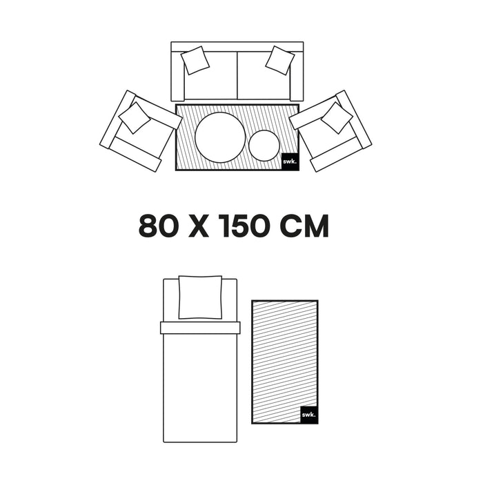 Tappeto interno motivo a rilievo vegetale crema