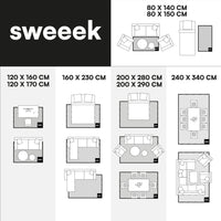 Tappeto interno a scacchi giallo e bianco