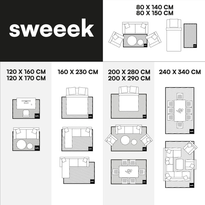 Tappeto interno motivo archi crema