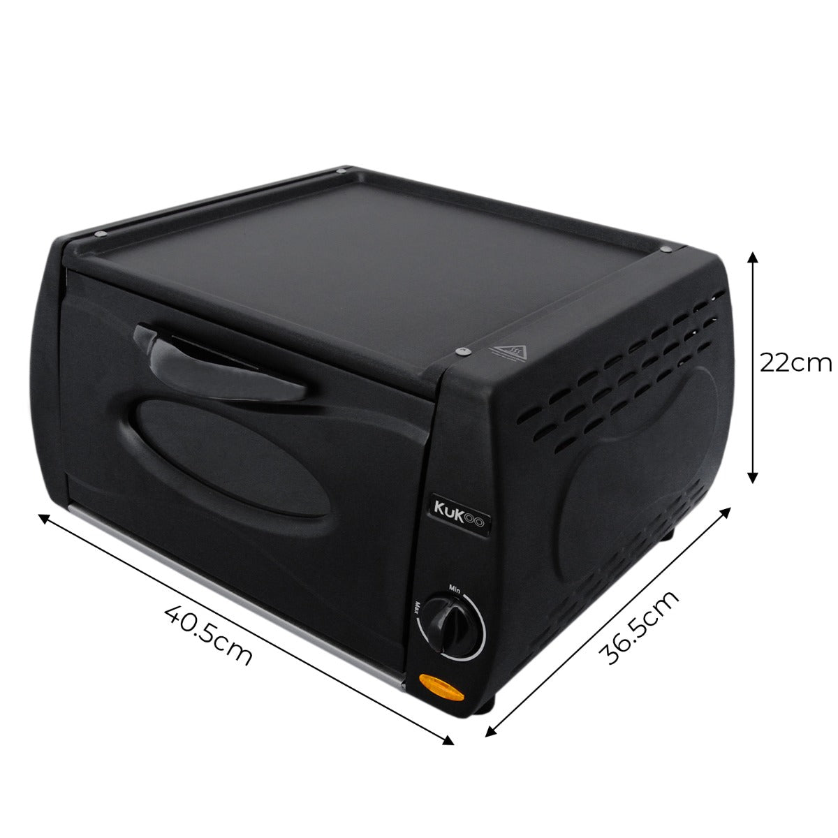 Mini Forno Tandoori Elettrico Fornetto per Pizza Piadine Panini con Piastra Superiore Anti Aderente per Ricette orientali Capacità 13L 2100W