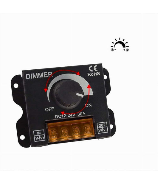 Dimmer Per Luci Led Monocolore Interruttore Controller Manopola 12-24v Dm-12-24v         