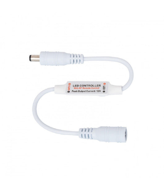 Dimmer + Telecomando 12/24v Rf Wireless Controller Striscia Led Monocolore Rf-01         