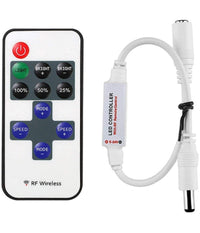 Dimmer + Telecomando 12/24v Rf Wireless Controller Striscia Led Monocolore Rf-01         