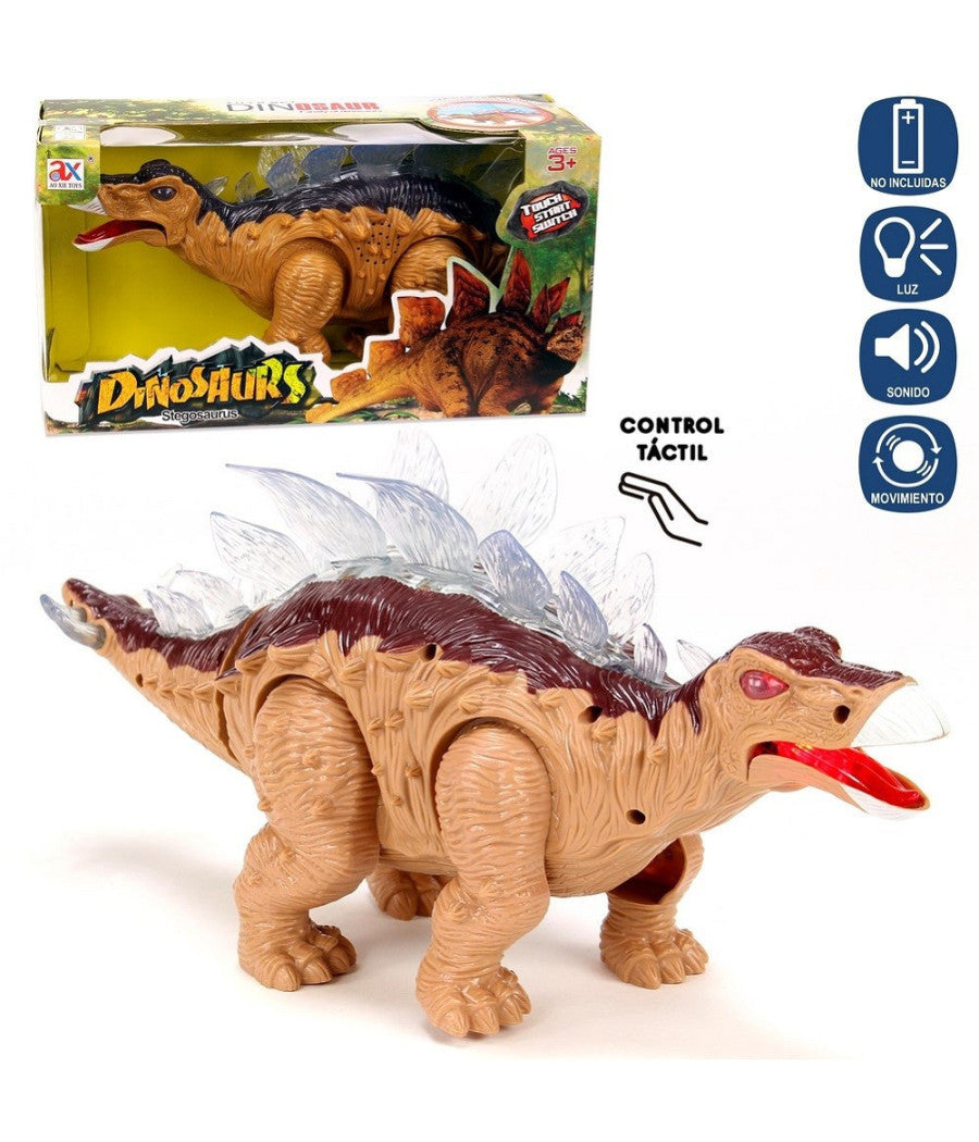 Dinosauro Stegosauro Camminante Con Luci Suoni E Movimenti Giocattolo Bambini         