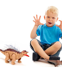 Dinosauro Stegosauro Camminante Con Luci Suoni E Movimenti Giocattolo Bambini         