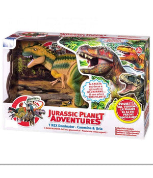 Dinosauro T-rex Camminante Con Luci Suoni Versi E Movimenti Giocattolo Bambini         