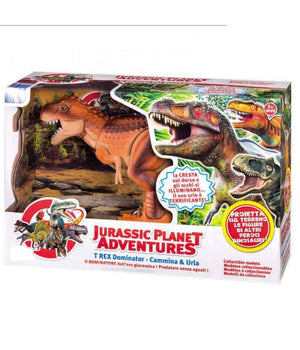 Dinosauro T-rex Camminante Con Luci Suoni Versi E Movimenti Giocattolo Bambini         
