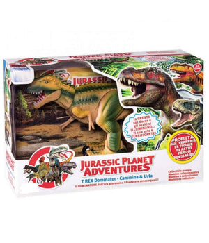 Dinosauro T-rex Camminante Con Luci Suoni Versi E Movimenti Giocattolo Bambini         