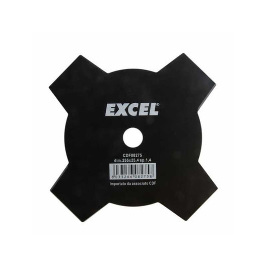 Disco Acciaio 4 Denti mm 255 Excel 08275