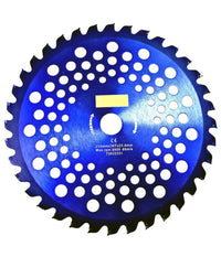 Disco Decespugliatore Lama Acciaio Per Legno 255mm X 36t Con Fori Raffreddamento         