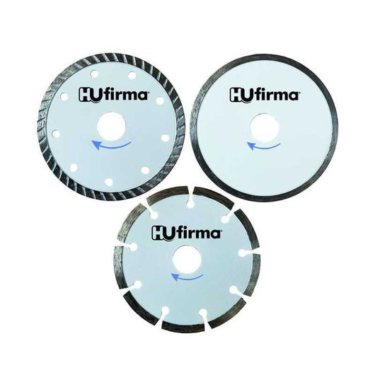 Disco Diamantati Set 3 Pezzi Hu-Firma Hobby White Dia.Mm.115