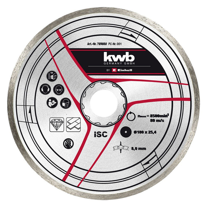 'DISCO DIAMANTATO Ø 180 mm - foro 25,4 mm'