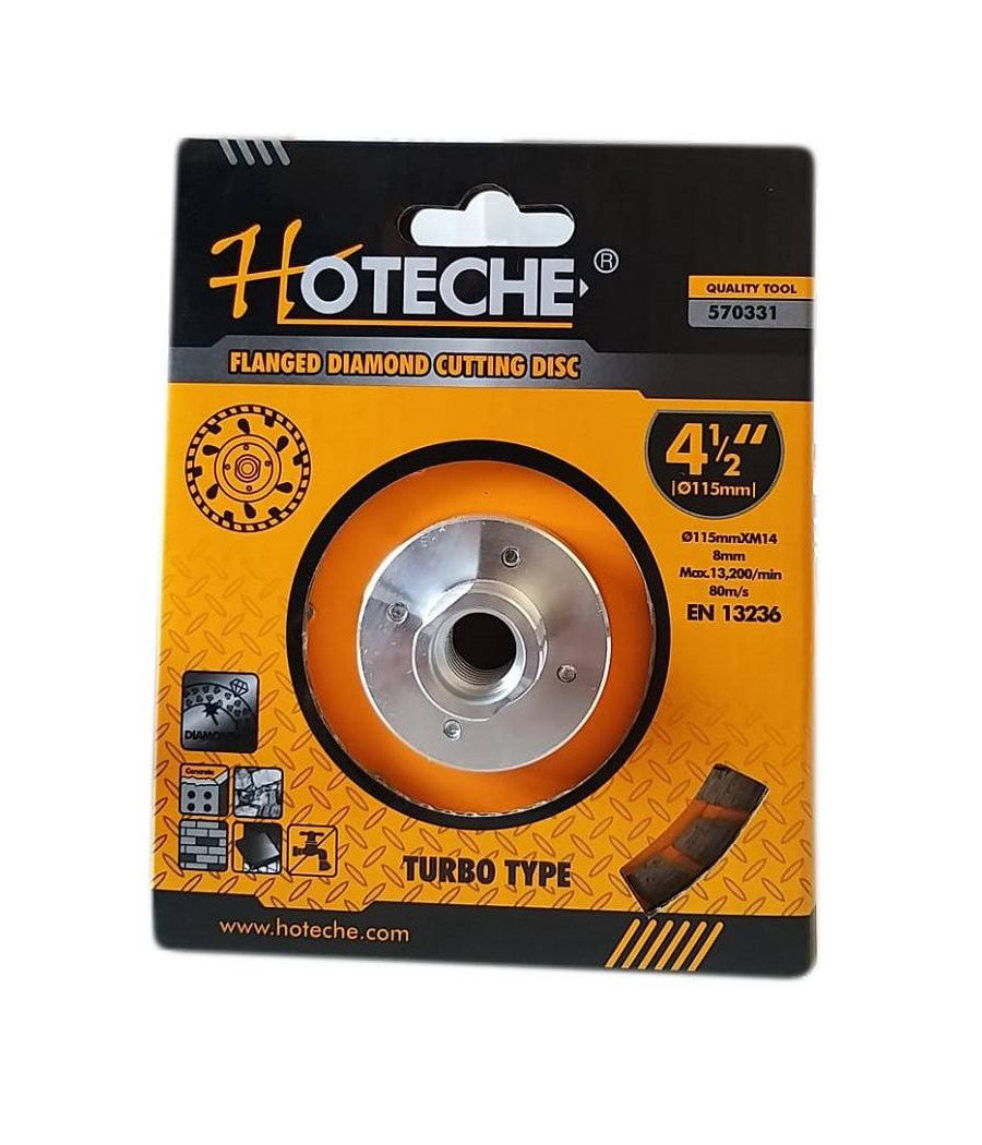 Disco Diamantato Segmentato Cemento à¸11,5cm à¸115xm14 8mm Smerigliatrice 570331         