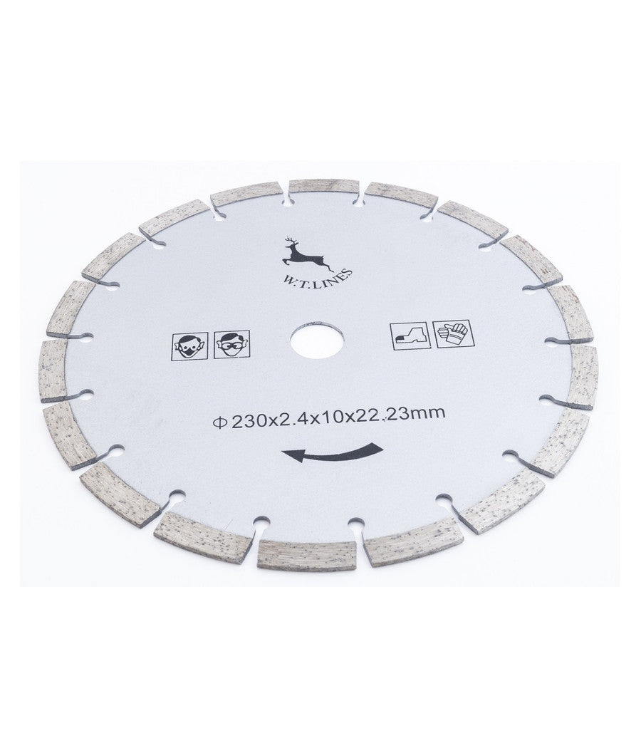 Disco Diamantato Taglio Marmo Cemento Mattoni Pietra Sega Circolare à¸230mm         