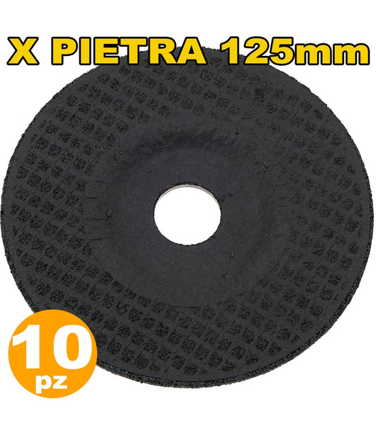 Disco Flex Per Pietra Set Da 10 Pezzi Dischi Smerigliatrice Diametro 125 Mm         