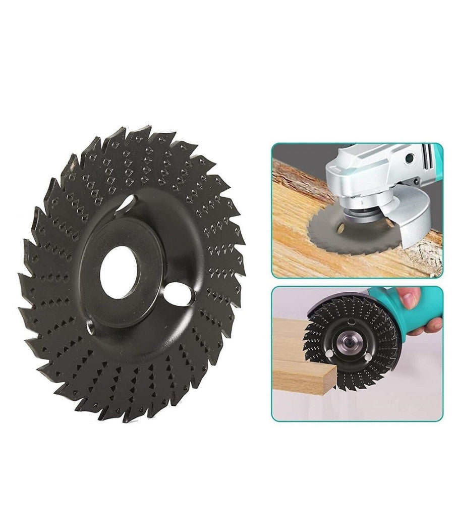 Disco Per Smerigliatrice Angolare Raspa Levigatura Intaglio Legno 125 Mm 66016         