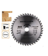 Disco Taglio Legno Smerigliatrice Angolare Circolare Sega 180x25.4 Mm 40 Denti         