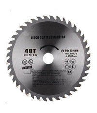 Disco Taglio Legno Smerigliatrice Angolare Circolare Sega 180x25.4 Mm 40 Denti         