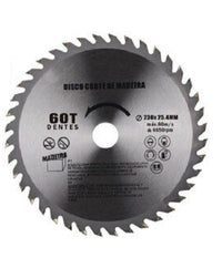 Disco Taglio Legno Smerigliatrice Angolare Circolare Sega 230 X 25.4 Mm 60 Denti         