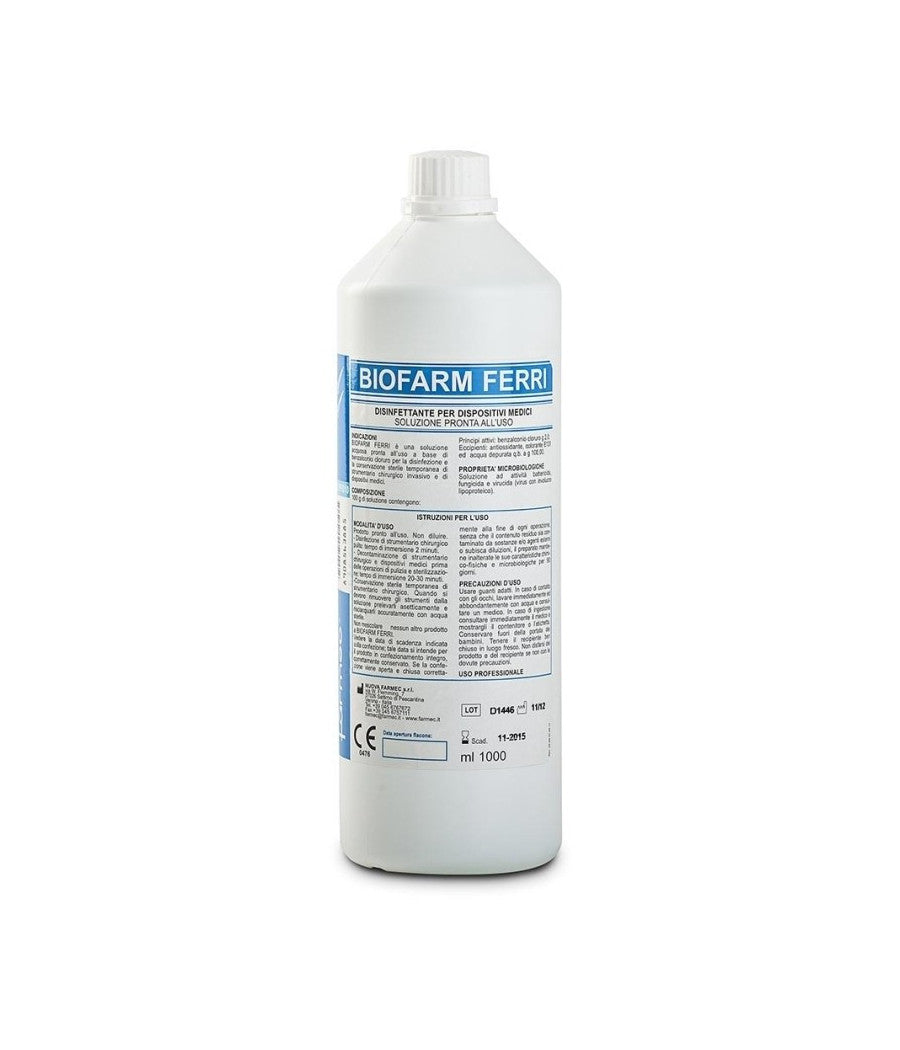 Disinfettante 1000ml Dispositivi Medici Ferri Igienizzanti Sterilizza Biofarm         