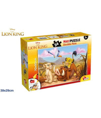 Disney Puzzle Re Leone The Lion King 24 Pezzi Dim 70x50 Cm Maxi Puzzle 2 In 1         
