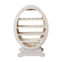 Porta bottiglie in legno(contiene 24 bottiglie)misure l.79 p.31 h.123 (1211) - Mobili 2G