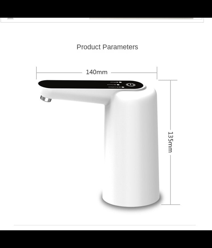 Dispenser Automatico Di Acqua Per Boccioni Erogatore Rubinetto Ricaricabile         