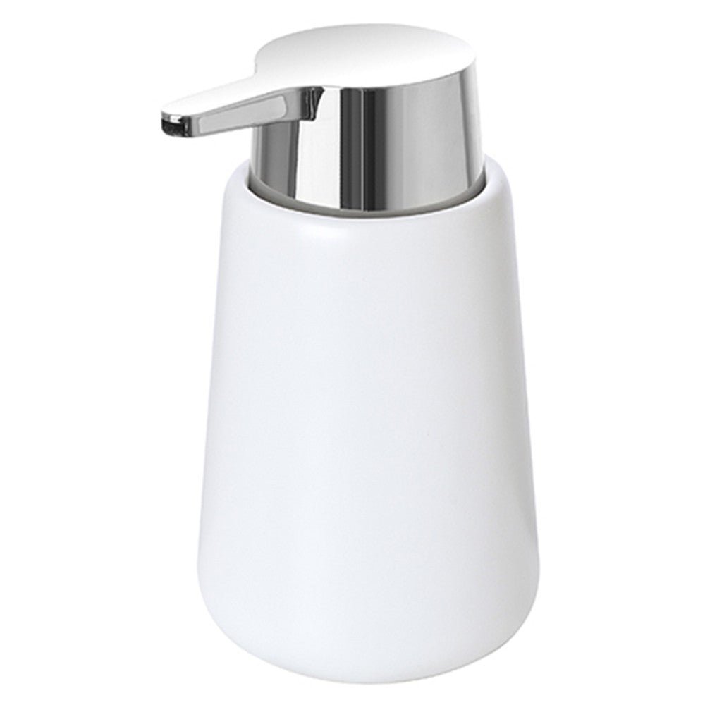 Dispenser sapone liquido in ceramica linea Sidney bianca