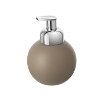 Dispenser ceramica tortora portasapone per arredo bagno Oslo