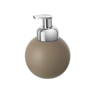 Dispenser ceramica tortora portasapone per arredo bagno Oslo