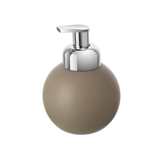Dispenser ceramica tortora portasapone per arredo bagno Oslo