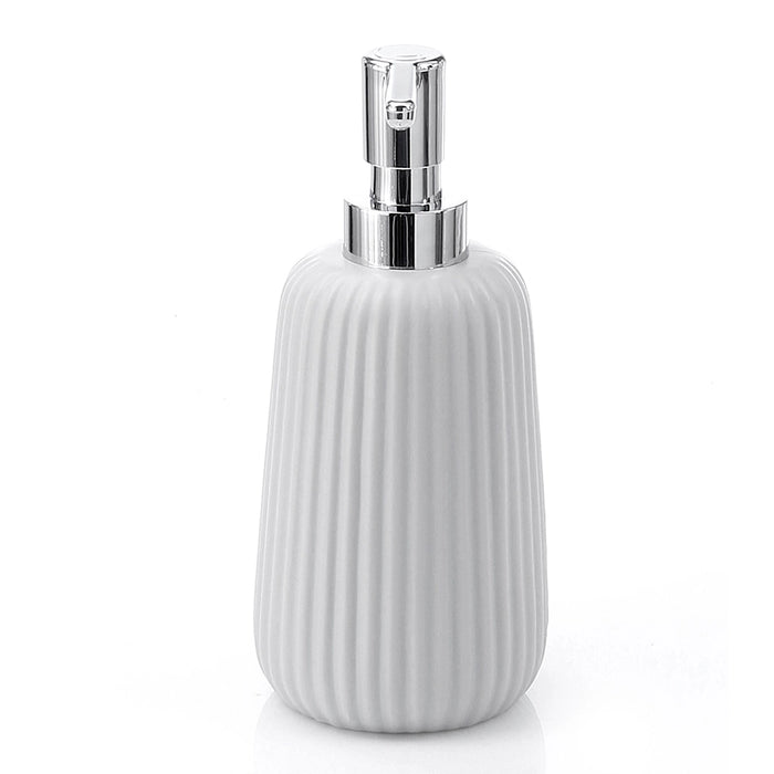 Dispenser dosasapone Gedy in ceramica bianca | Marika