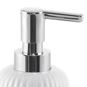 Dispenser dosasapone Gedy in ceramica bianca | Marika