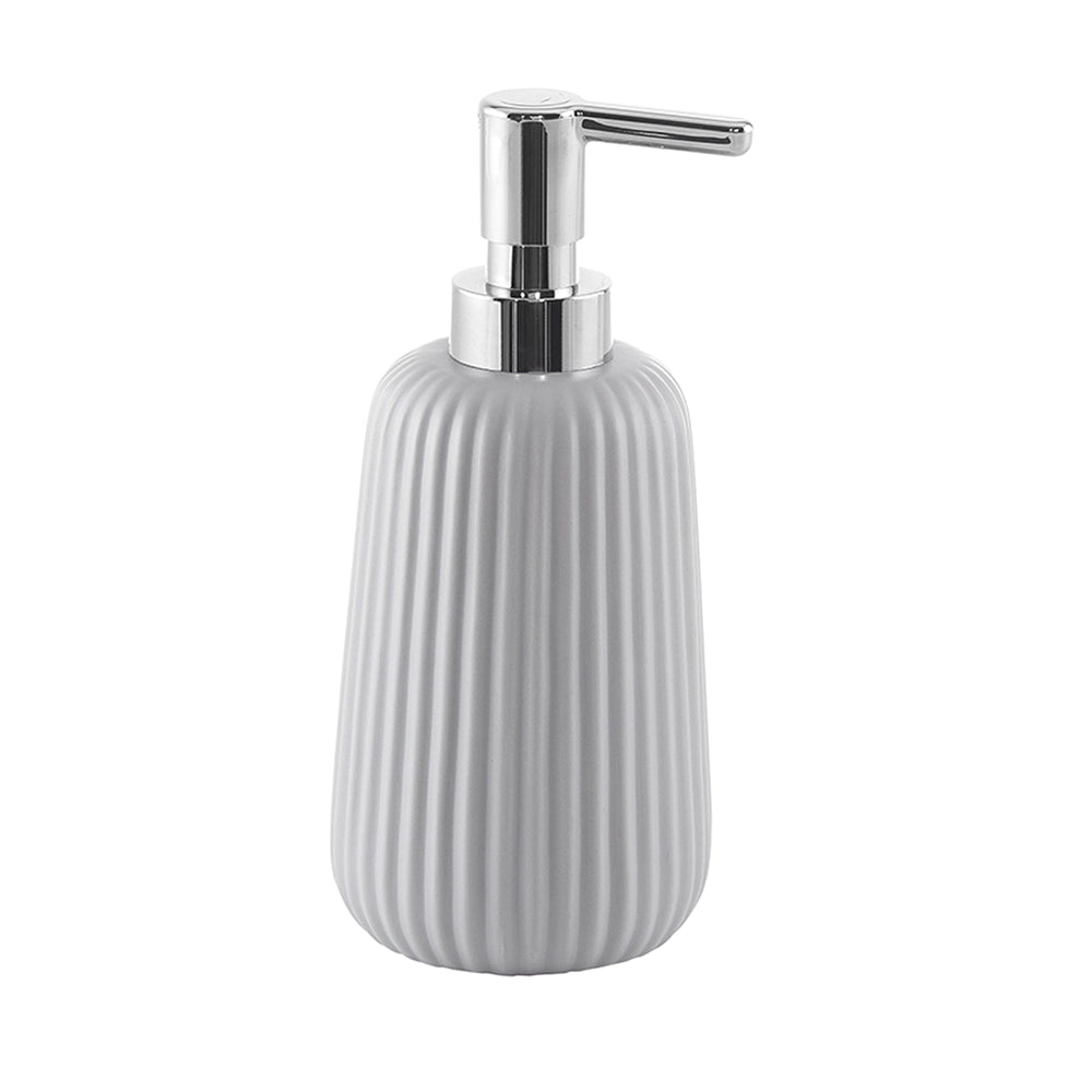 Dispenser dosasapone Gedy in ceramica grigia | Marika