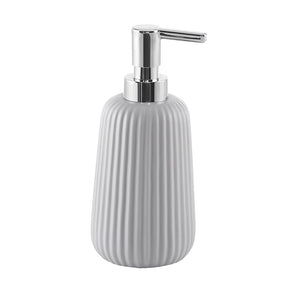 Dispenser dosasapone Gedy in ceramica grigia | Marika
