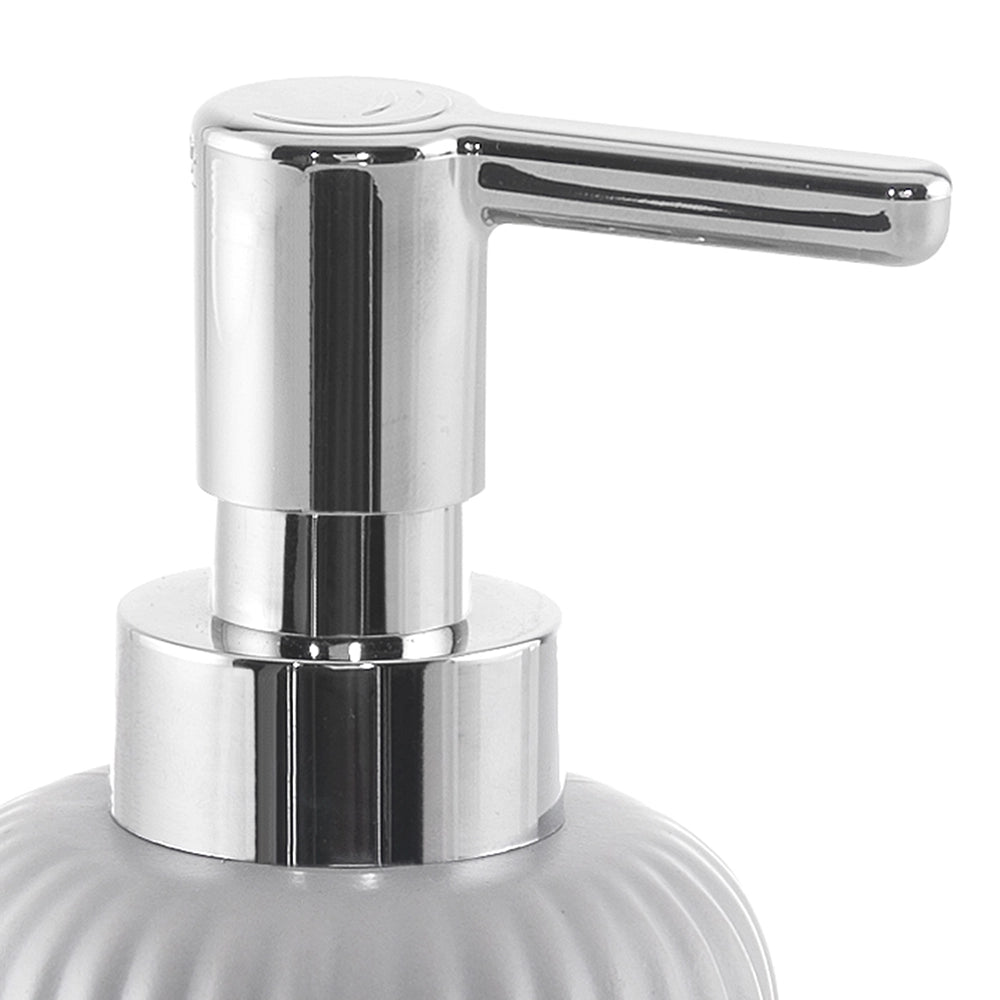 Dispenser dosasapone Gedy in ceramica grigia | Marika