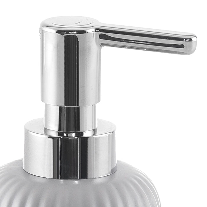 Dispenser dosasapone Gedy in ceramica grigia | Marika