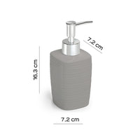 Dispenser dosasapone Gedy in ceramica grigia | Kelly