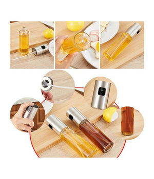 Dispenser Dosatore Spray Per Olio Aceto Da Cucina Oliera Alimenti Cibo 225ml         