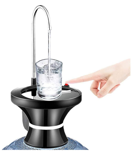 Dispenser Erogatore D'acqua Rubinetto Con Base Per Boccioni Ricaricabile Usb         