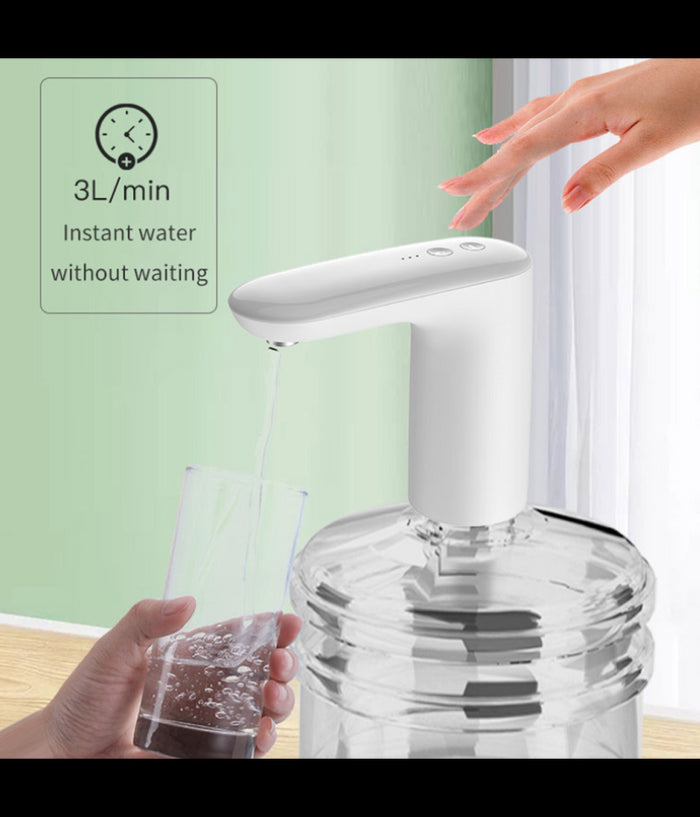 Dispenser Erogatore D'acqua Rubinetto Elettrico Automatico Boccioni Ricaricabile         