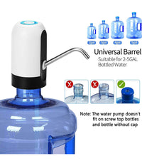 Dispenser Erogatore D'acqua Rubinetto Elettrico Per Boccioni Ricaricabile Usb         