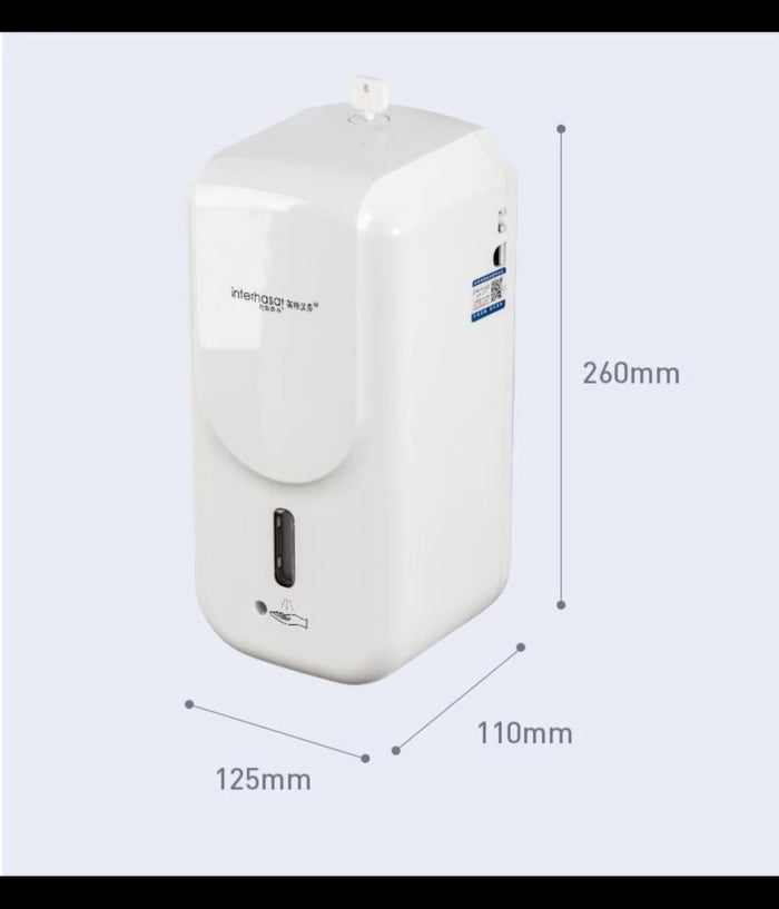 Dispenser Erogatore Dosatore Sapone Automatico Infrarossi Con Fotocellula 1000ml         