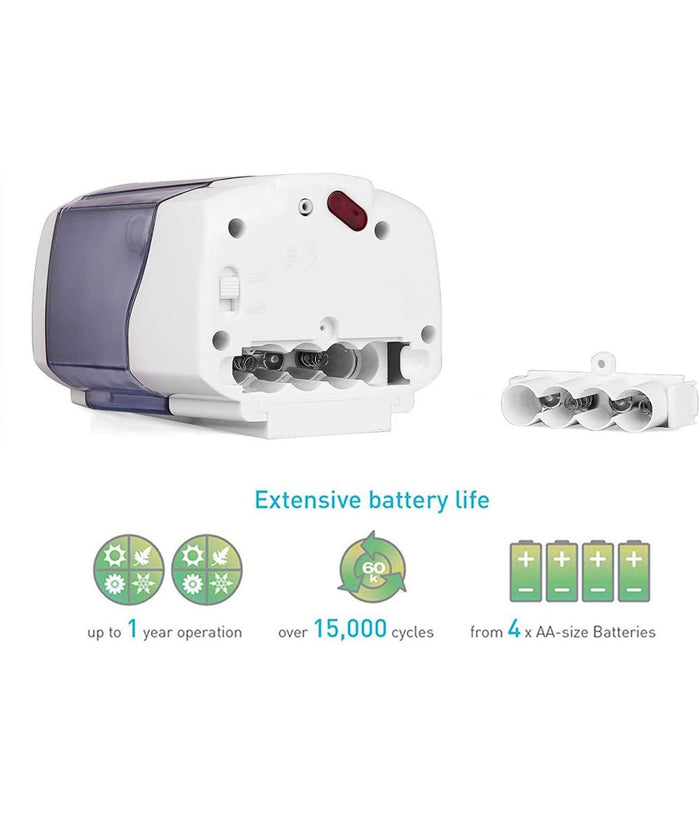 Dispenser Erogatore Dosatore Sapone Automatico Infrarossi Con Fotocellula 600ml         