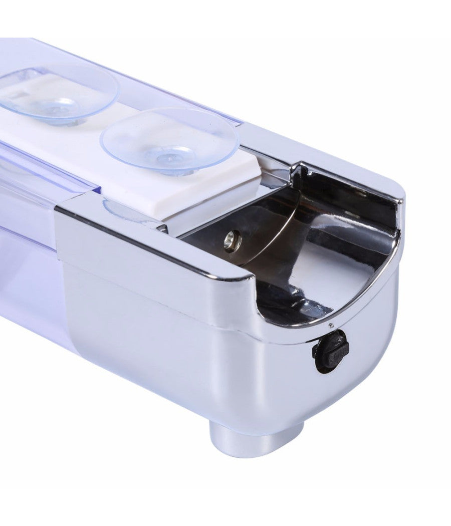 Dispenser Erogatore Per Sapone Liquido 500 Ml Muro Dosatore A Parete Bagno         